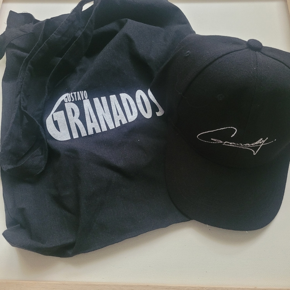 Gustavo Grenados bag and hat